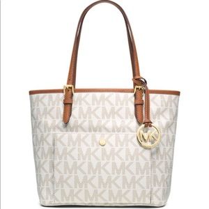 Jet Set MK bag in vanilla